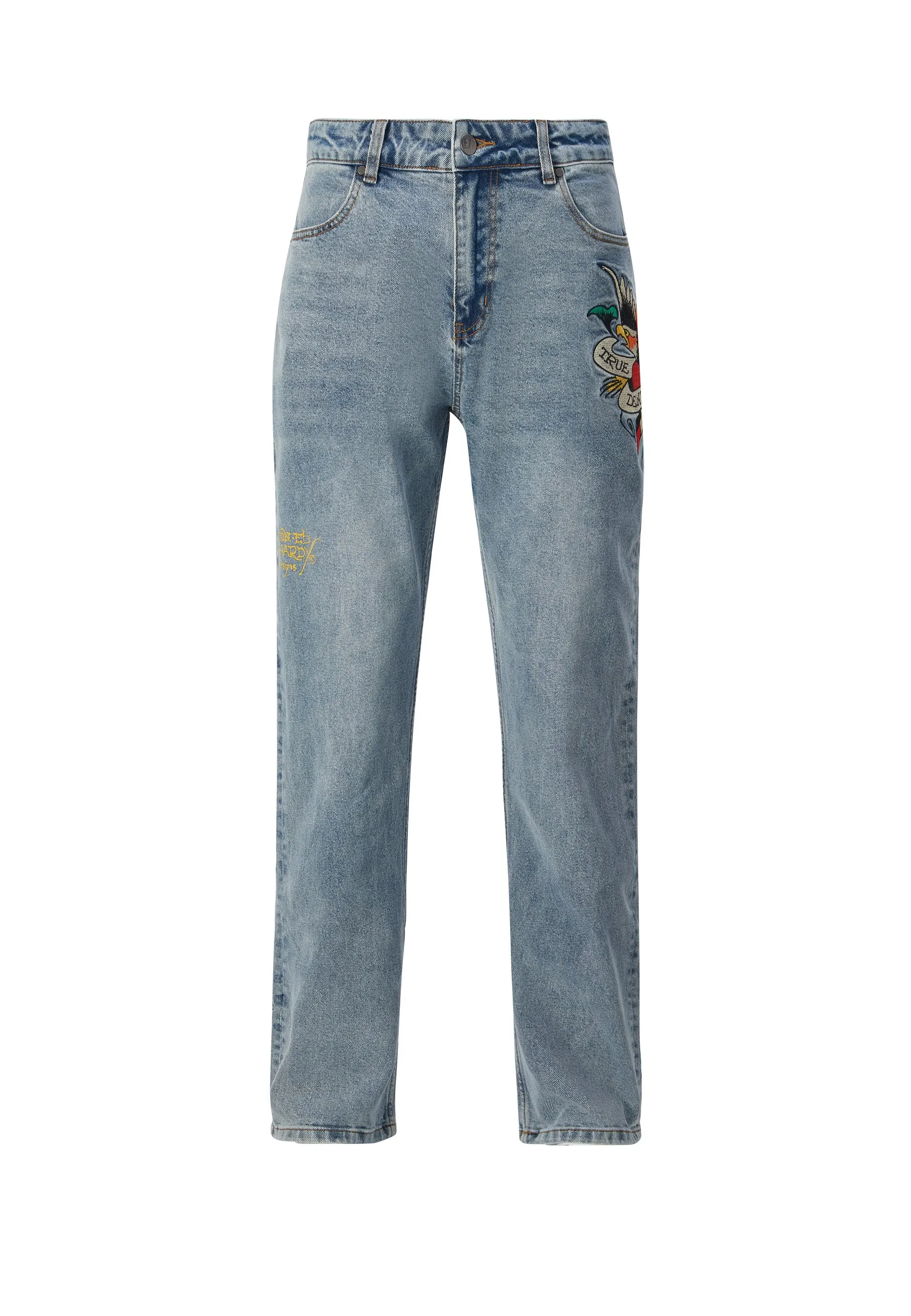 TRUE TIL DEATH TATTOO - Jeans a sigaretta