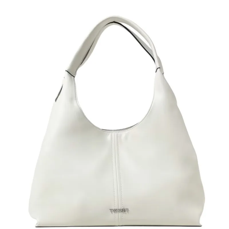 Twinset Borsa a Spalla Organizzata Effetto Pelle
