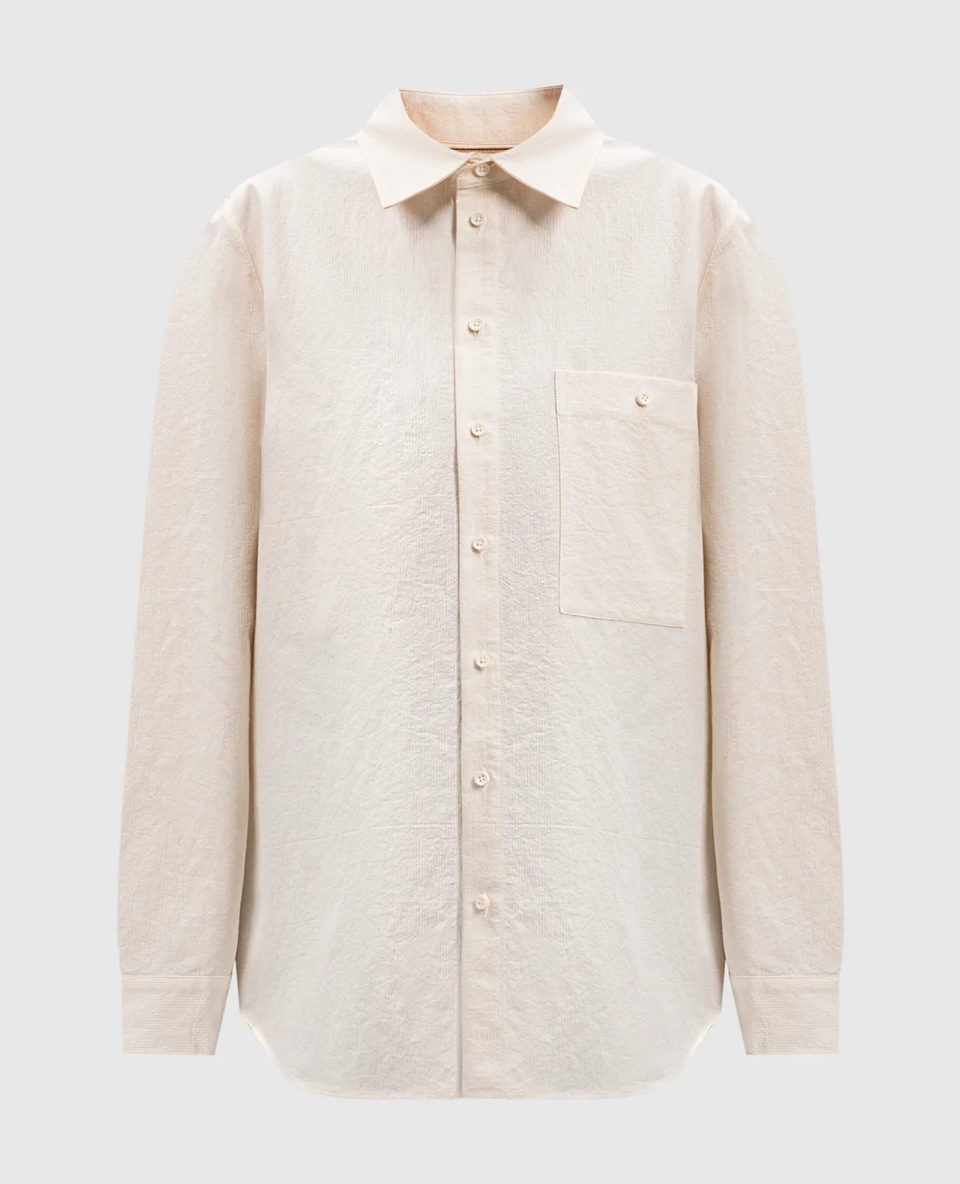 UMA WANG Camicia beige Tab UM1501