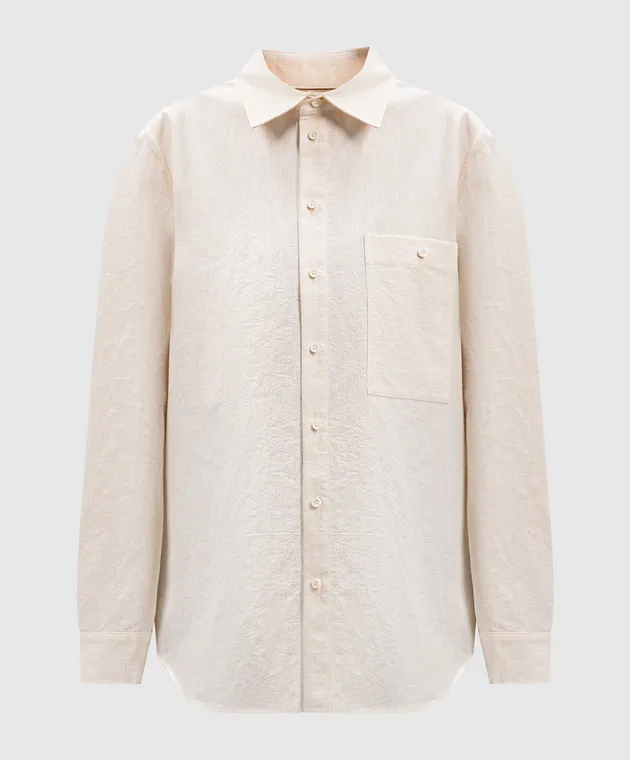 UMA WANG Camicia beige Tab UM1501