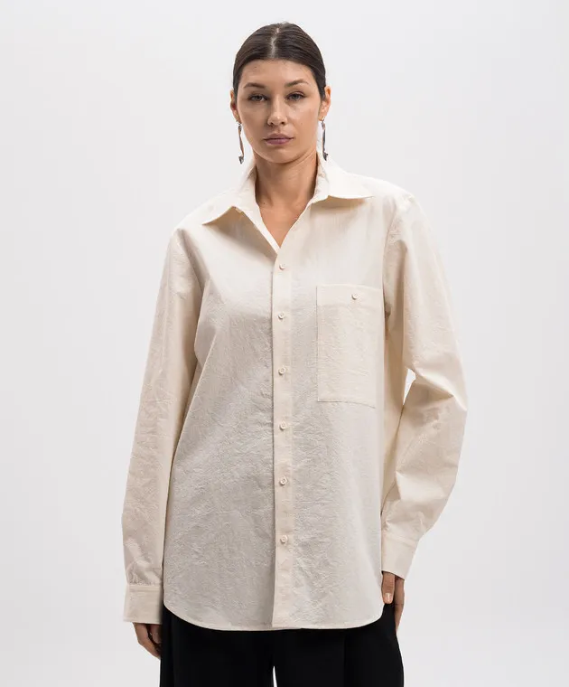 UMA WANG Camicia beige Tab UM1501