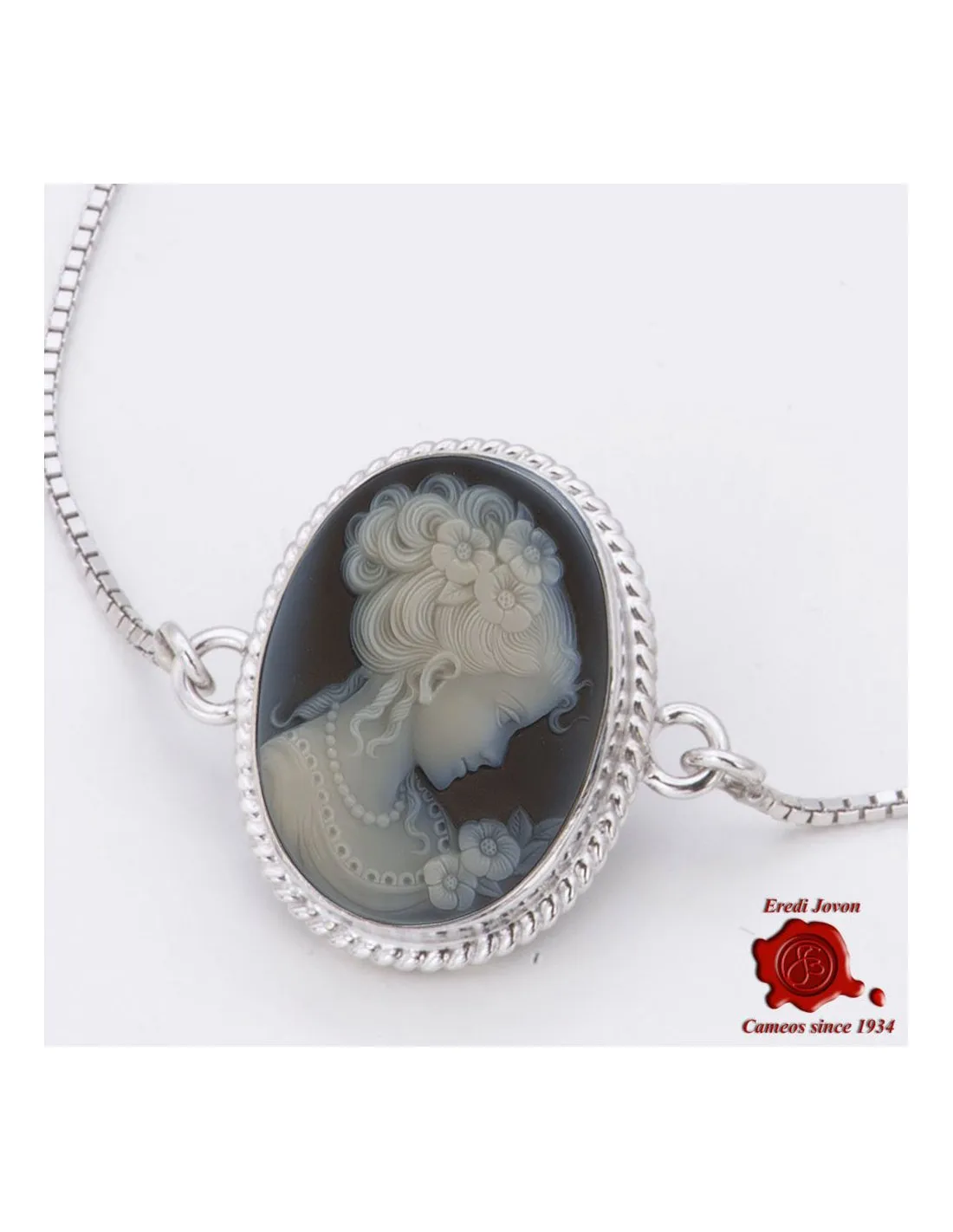Venezia Bracciale Cammeo Blu