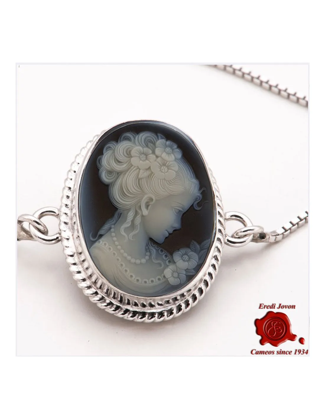 Venezia Bracciale Cammeo Blu