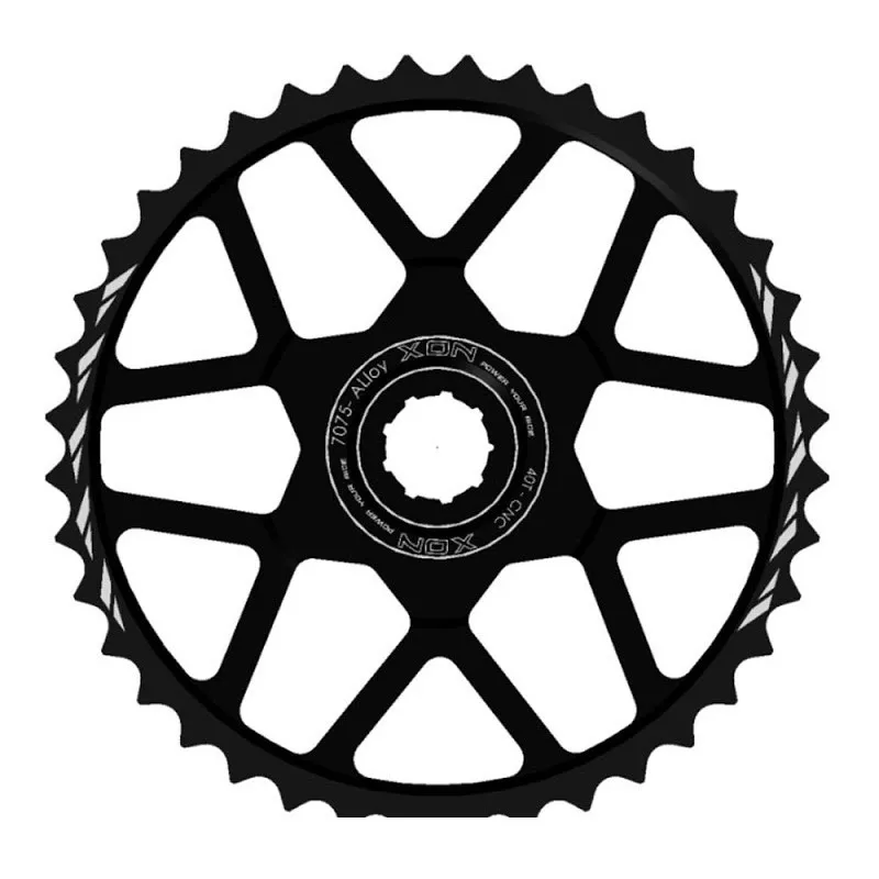 XON CORONA POSTERIORE MAGGIORATA 40T NERO